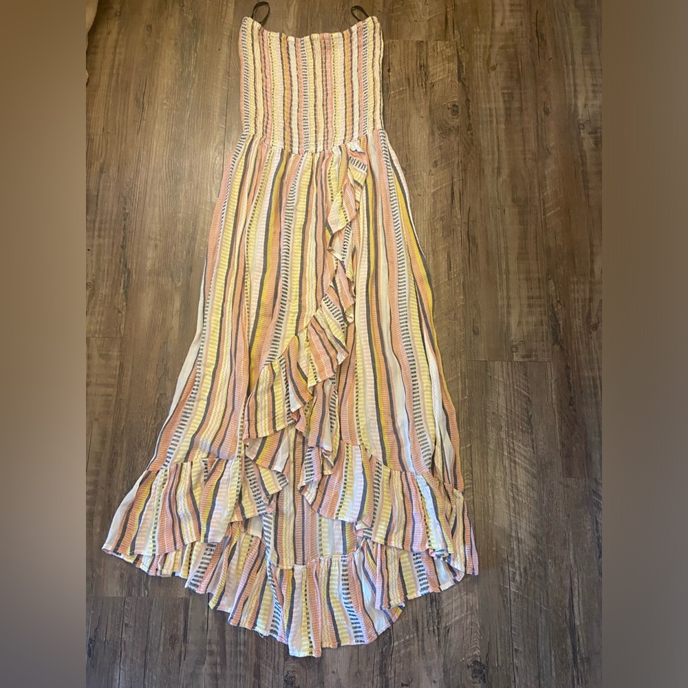Flowy Summer Strapless Dress